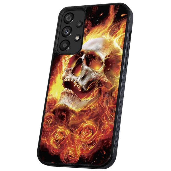 Samsung Galaxy A13 4G - Deksel/Mobildeksel Burning Skull