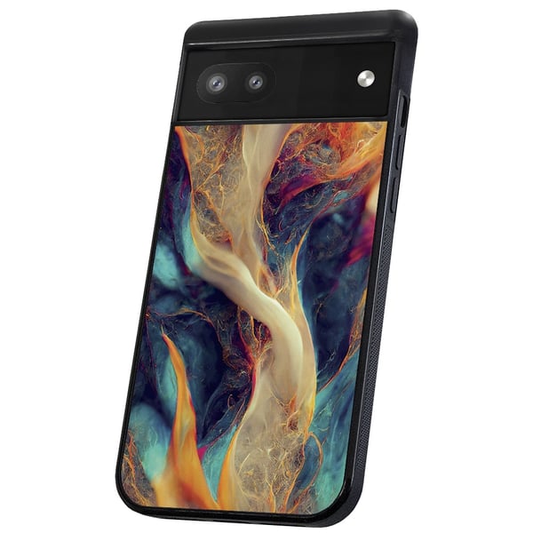 Google Pixel 6A - Cover/Mobilcover Abstrakt Mønster