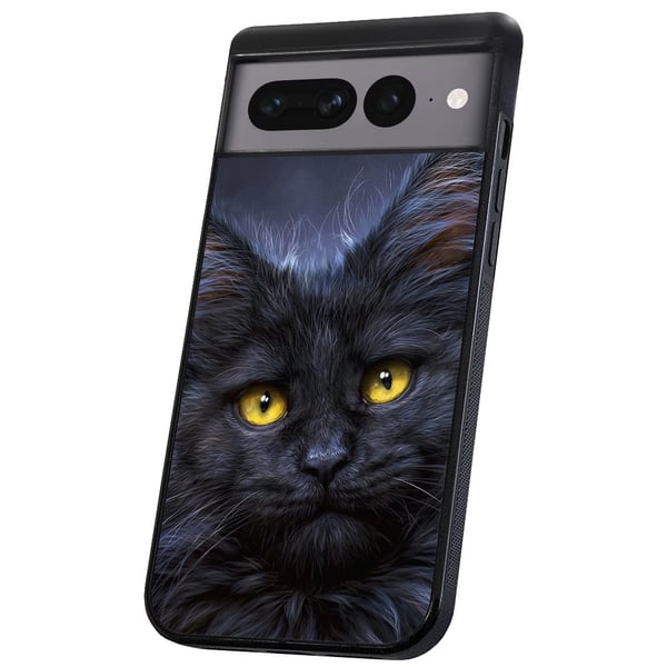 Google Pixel 7 Pro - Kuoret/Suojakuori Musta Kissa
