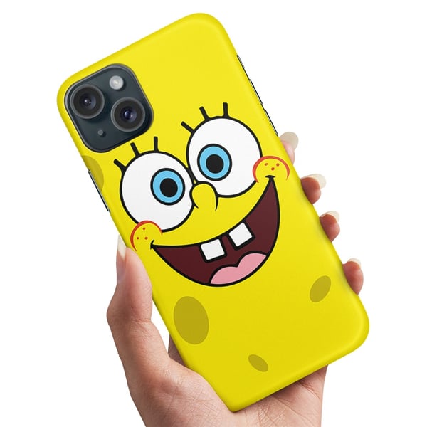 Cover / Mobilcover til iPhone 15 - Svampebob