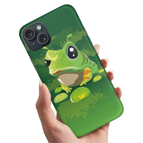 Deksel / Mobildeksel til iPhone 15 - Frosk