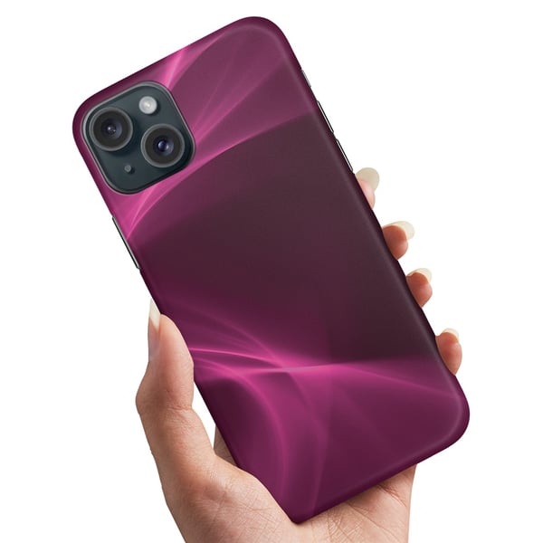 Cover / Mobilcover til iPhone 15 - Purple Fog