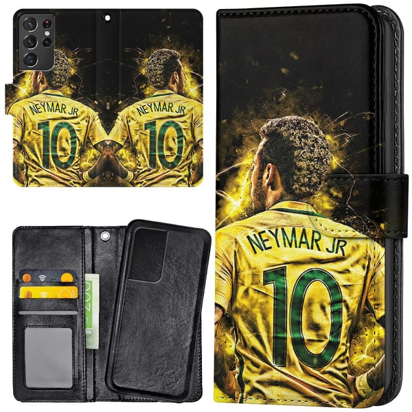 Samsung Galaxy S21 Ultra - Lommebok Deksel Neymar