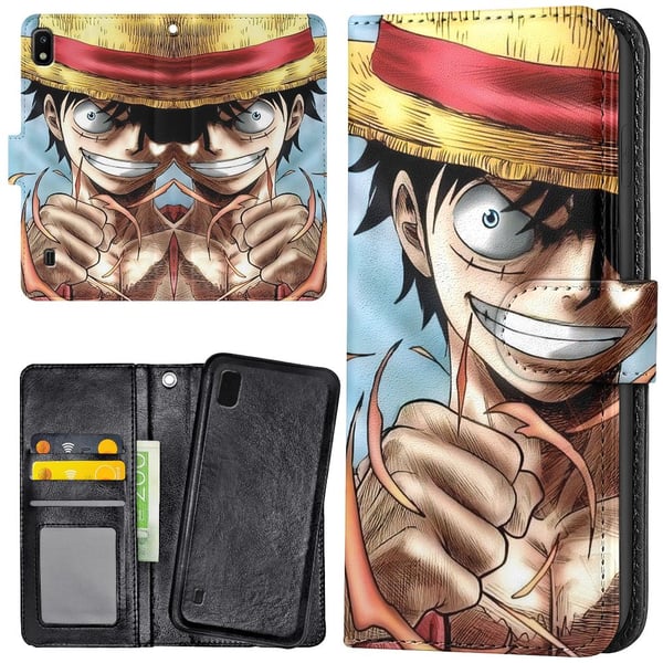 Samsung Galaxy A10 - Lommebok Deksel Anime One Piece
