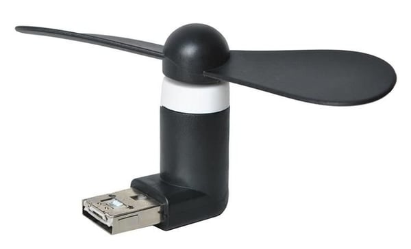 Tuuletin Micro-USB - Liitä puhelimeen