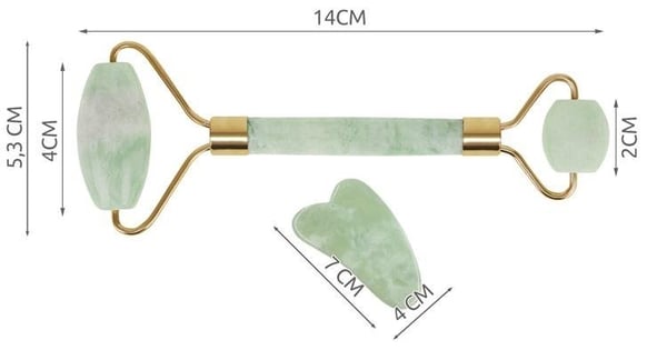 Ansigtsmassage / Massage Jade Roller - Massér ansigtet