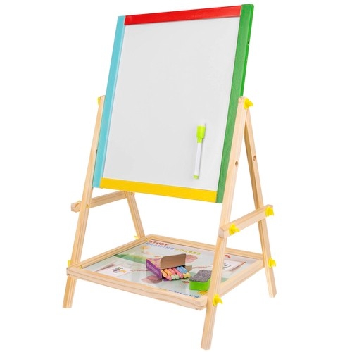 Whiteboard/Blackboard Tavle for Børn - Tosidet
