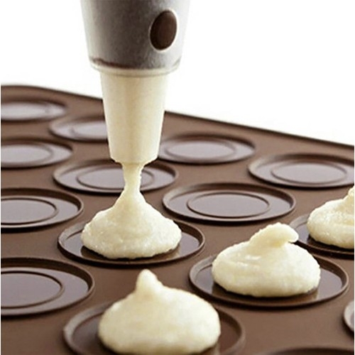 Macaron Kakeform i Silikon / Form - 48 plasser