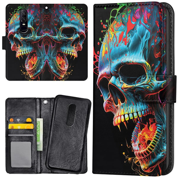 OnePlus 7 - Mobilcover/Etui Cover Skull