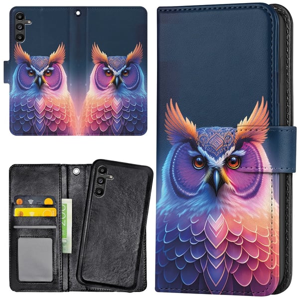 Samsung Galaxy A13 5G/A04s - Lommebok Deksel Ugle