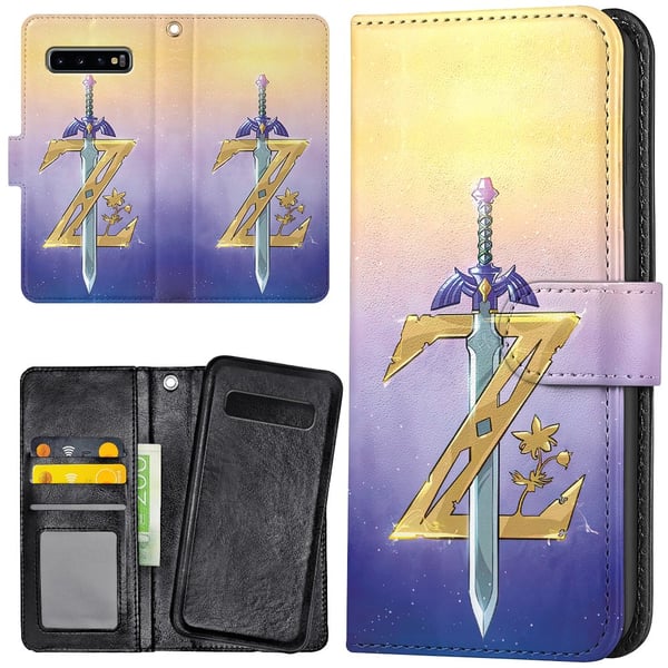 Samsung Galaxy S10 - Lommebok Deksel Zelda
