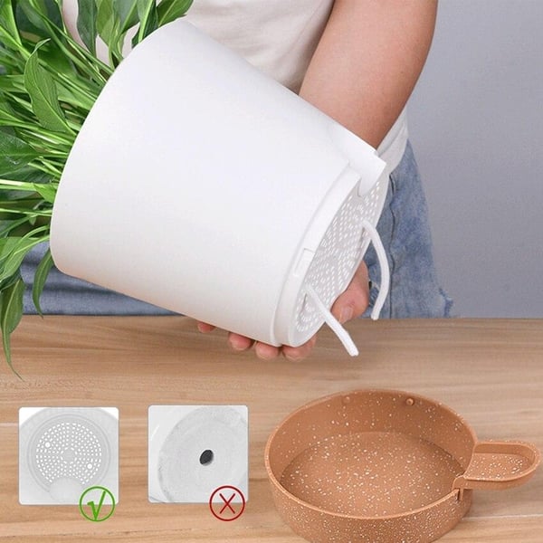 5-Pak - Selvvannende potte / Selvvanning / Blomstervanner - 5-Pack