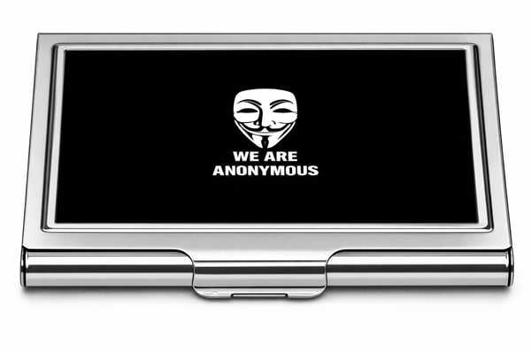 Kortholder We are anonymous