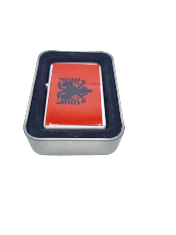 Benzinlighter - ALBANIENS FLAG