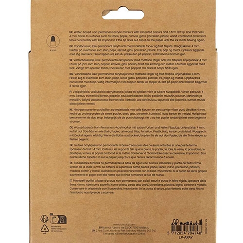 Tuschpennor - Kreativ Multi Marker - 12 st