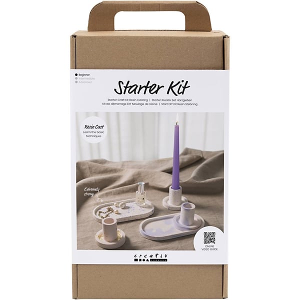 Stort Startkit Resingjutning DIY - Ljusstakar och Brickor