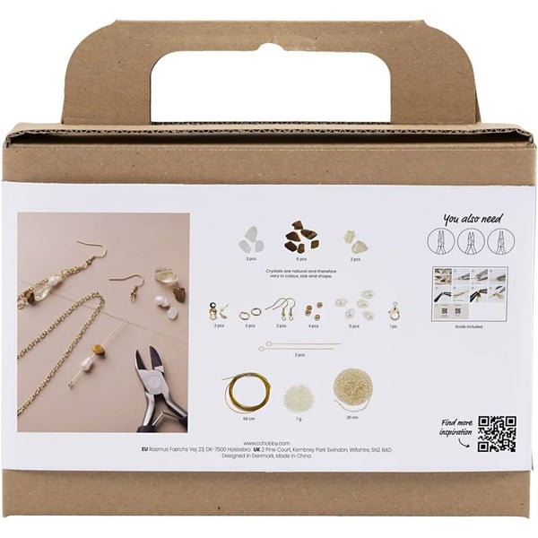DIY Kit Smycken - Armband Och Örhängen av Kristaller
