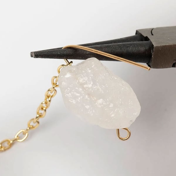 DIY Kit Smycken - Armband i Bergskristall och Seed Beads
