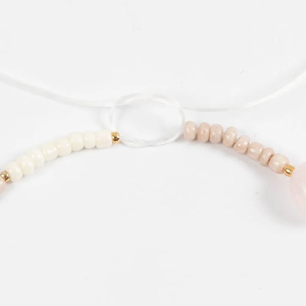 DIY Kit Smycken - Halsband och Armband - Rosenkvarts