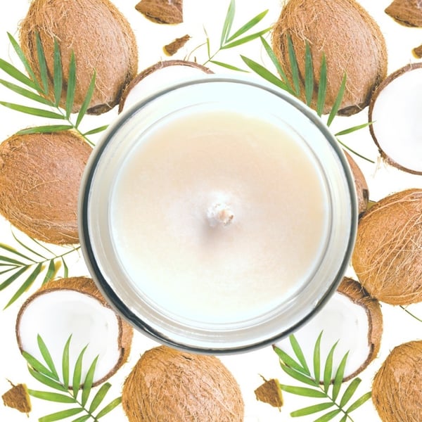 Kokosvax till Ljusglas - 1 kg - Keravax 4135 - Pastiller