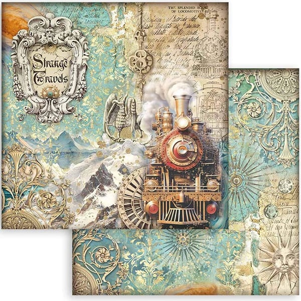 Paper Pad Stamperia 12x12 Tum - Sir Vagabond in Fantasy World