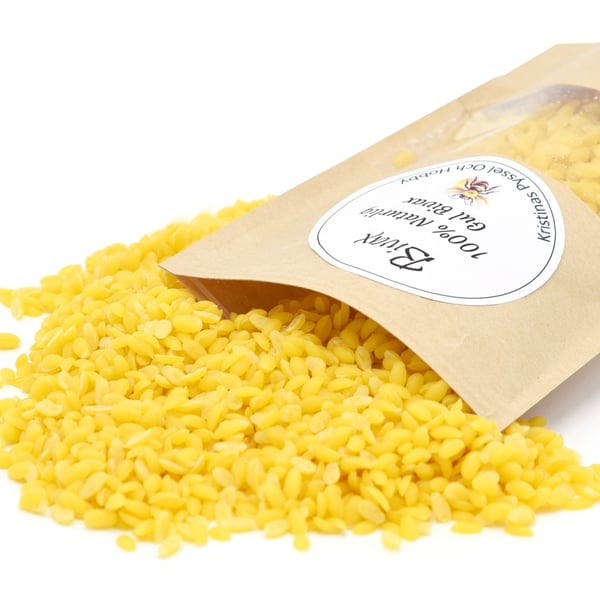 Bivax 100% Naturlig - Gul - 0,25 Kg