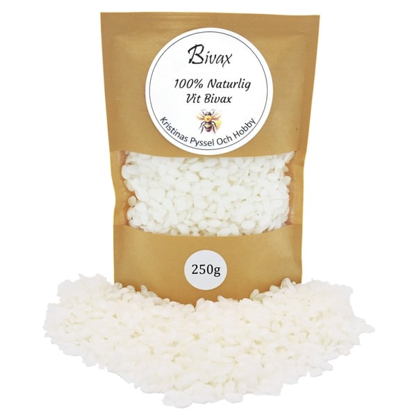 Bivax 100% Naturlig - Vitt - 0,25 Kg