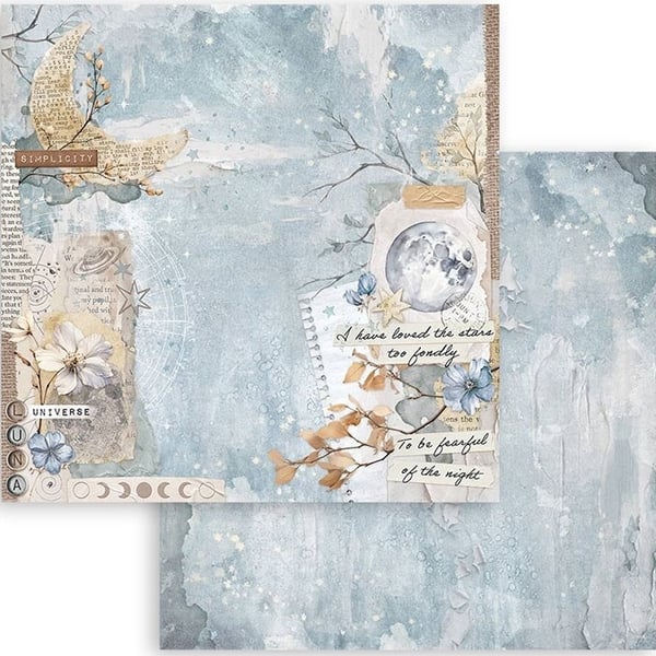 Paper Pad Stamperia 12x12 Tum - Secret Diary