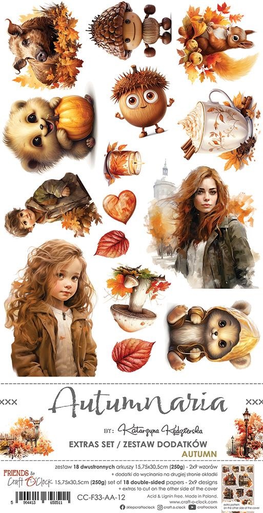 Paper Pack Extra Set - Craft O Clock - Autumnaria Autumn