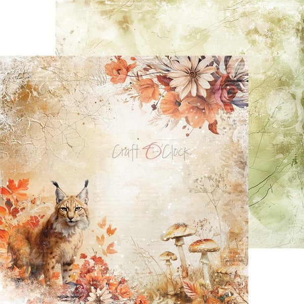 Paper Pad 8x8 - Craft O Clock - Autumnaria + Basic Paper