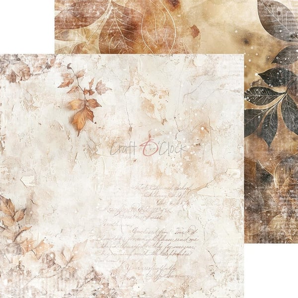 Paper Pad 8x8 - Craft O Clock - Autumnaria + Basic Paper