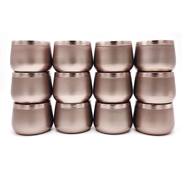 Ljusburk Med Lock 12 st - Rosé - 236 ml - Metall