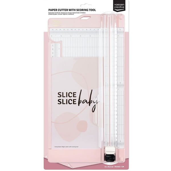Pappersskärare 12" - Vaessen Creative - Pink Paper Cutter