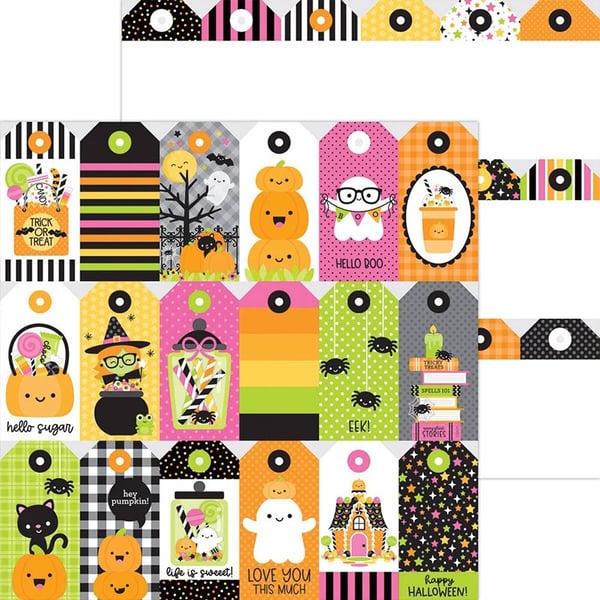 Paper Pad 12x12 - Doodlebug - Hey Pumpkin
