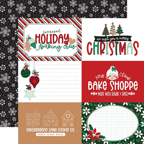 Paper Pad 6x6 Tum - Baking Spirits Bright - Echo Park - 24 ark