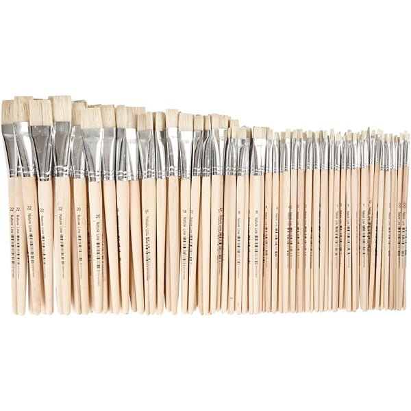 Natur Line Pensel - nr. 00-22 - Platta - 120 st