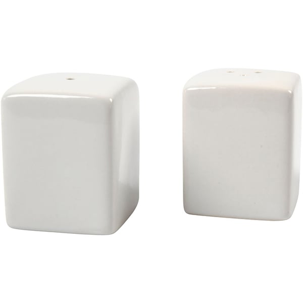 Salt- och pepparset - H: 6 cm - stl. 5x5 cm - 6 set