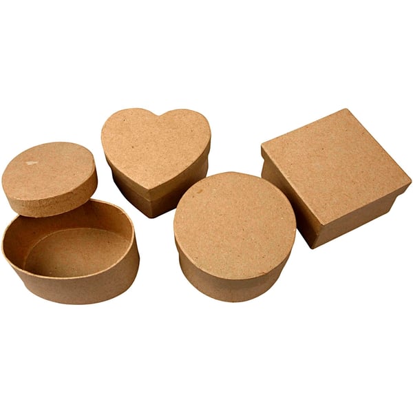 Pappaskar - Dia. 10 - 12 cm - Kvist - 28 st