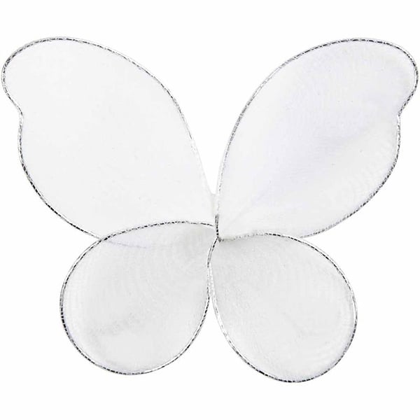 Änglavingar Vit Nylontyll - 5.5 cm - 30 st