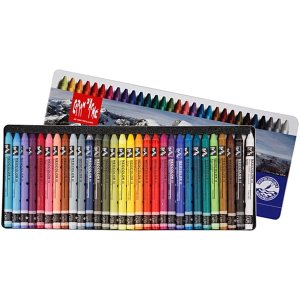 Neocolor II akvarellkritor - Mixade färger - 30 st