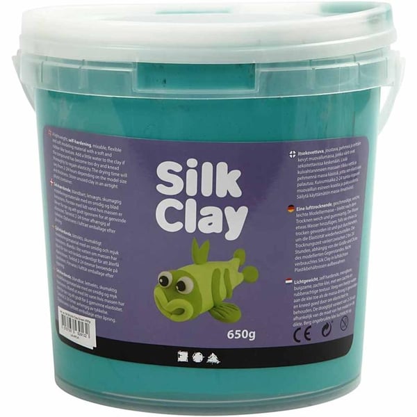 Silk Clay - Grön - 650 g
