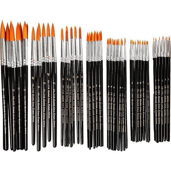 Gold Line Pensel - B: 2-8 mm - Runda - 84 mixade
