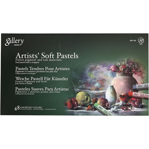 Torrpastell - Soft Pastel Gallery - Mixade Färger - 48 st