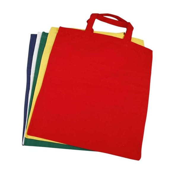 Tygpåse - Textilkassar - stl. 38x42 cm - 135 g/m2 - 5 st