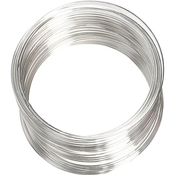 Memorywire Försilvrad - 0,8 mm - 11,5 m