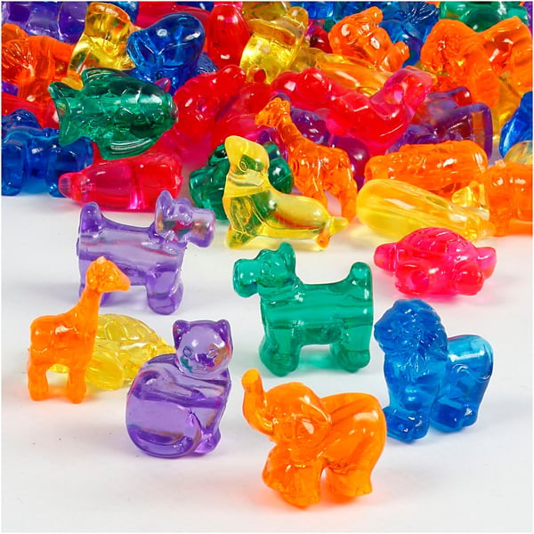 Figur Pärlor Djur - 350 gram - ca 220 st - Pärlemo