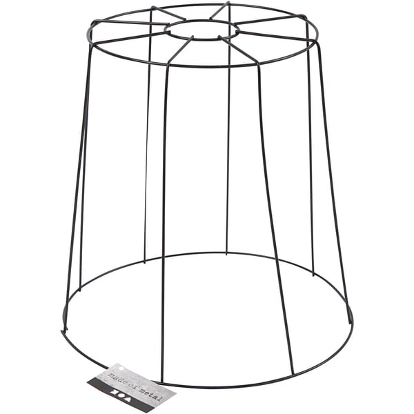 Lampskärm - Metall - Svart - 20 cm