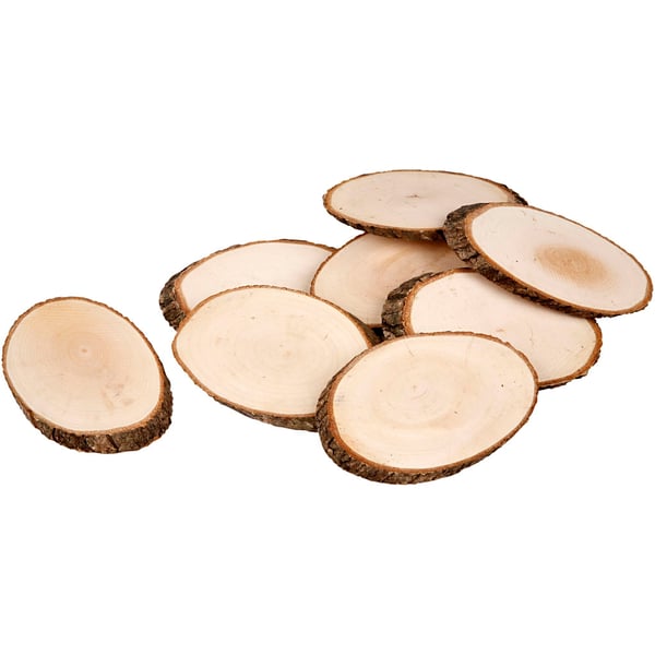 Träskivor - Ca 11 x 7,5 cm - Tjocklek 8 mm - 12 st Träskivor - Ca 11 x 7,5 cm - Tjocklek 8 mm - 12 st