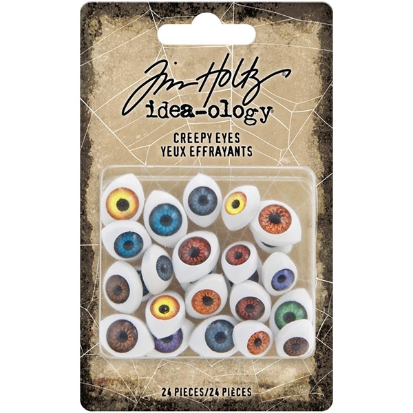 Läskiga Ögon - Creepy Eyes - Tim Holtz - 24 st