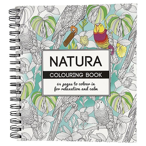 Målarbok Mindfulness - Antistress Coloring - Natura